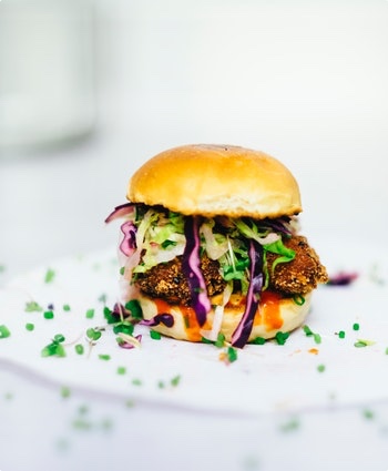 photo d'un hamburger